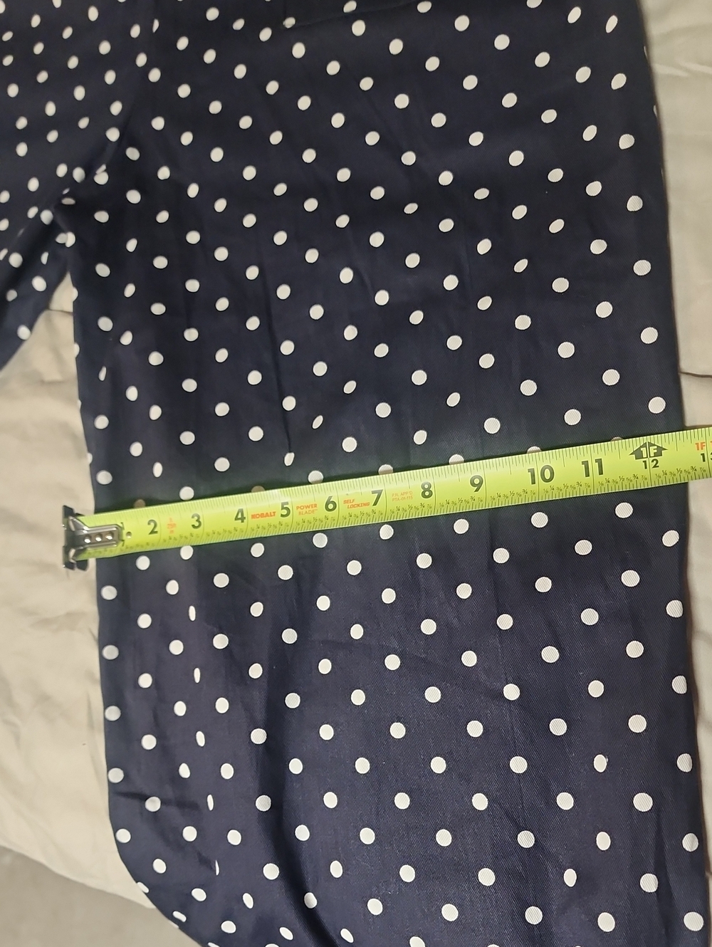 Aelfric Eden Navy Wide-Leg Polka Dot Lounge Pants - Picture 14 of 14